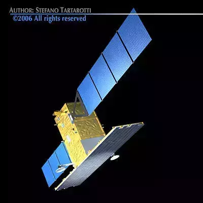 Cosmo-skymed satellite 3D model