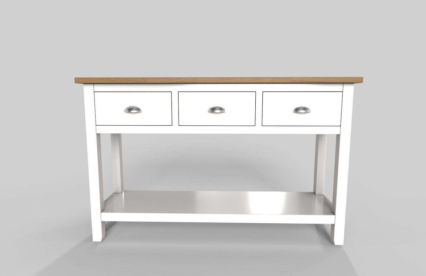 Buffet Tables Farmhouse 3D model_1