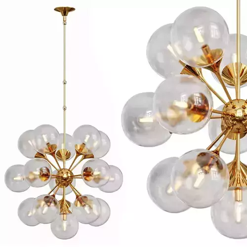 Cristol Large Tiered Chandelier 