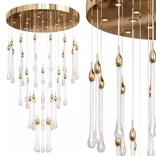  Crystal Drop Chandelier 