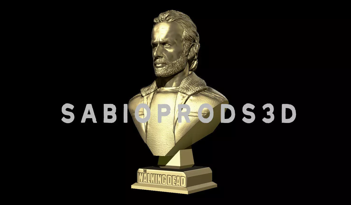 RICK GRIMES THE WALKING DEATH SABIOPRODS 3D PRINT MODEL 3D print model