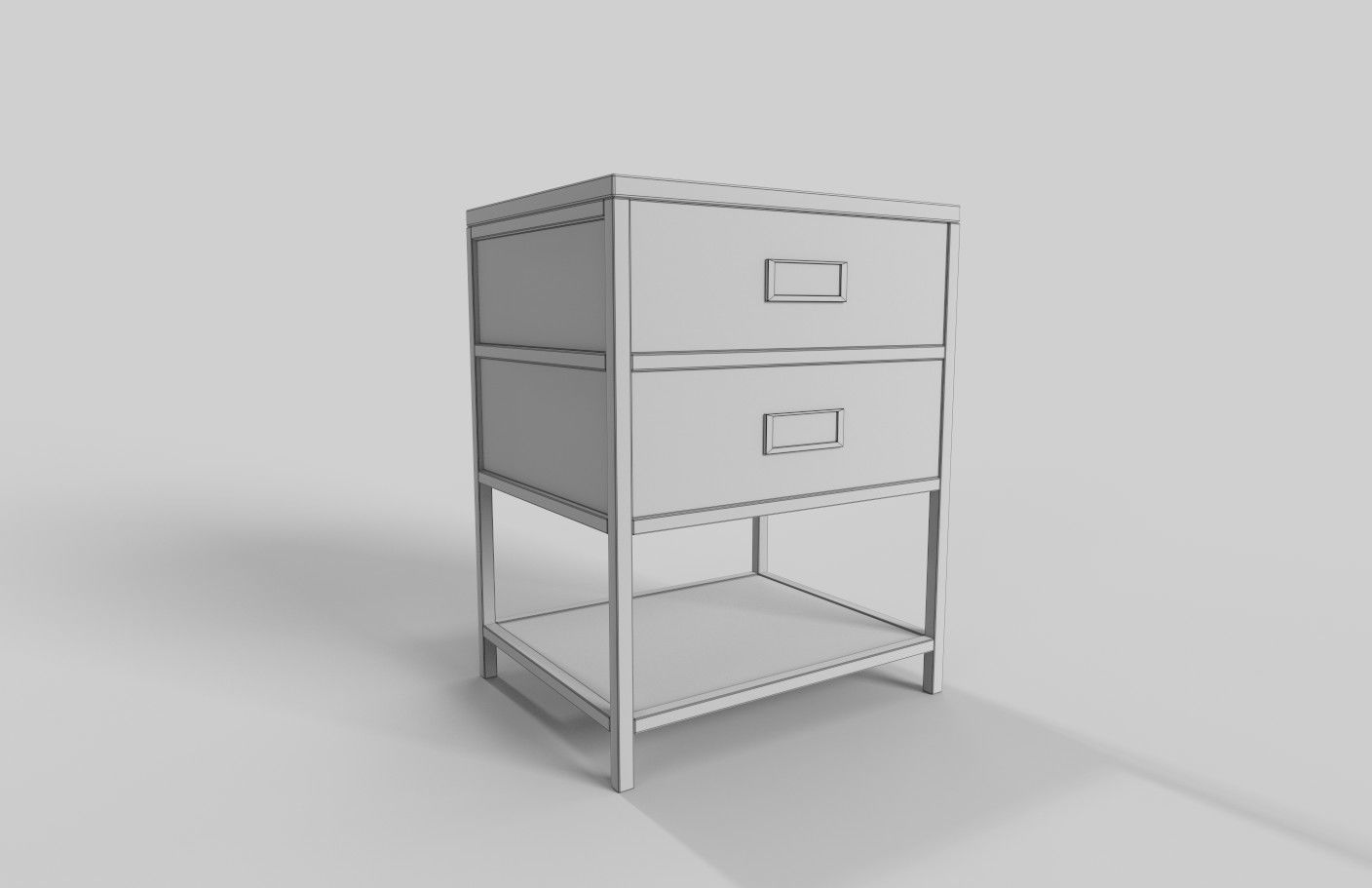 Nightstands Industrial 3D model_4