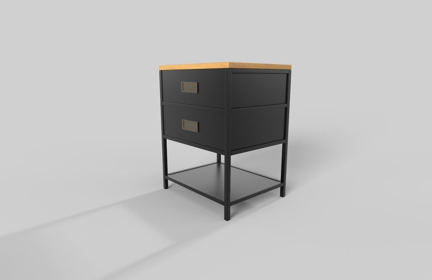 Nightstands Industrial 3D model_1