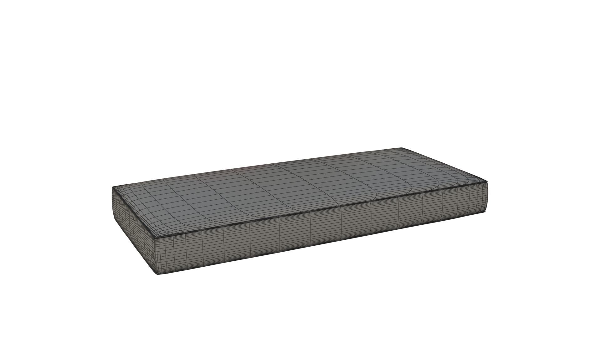 Basic mattress 3D model_8