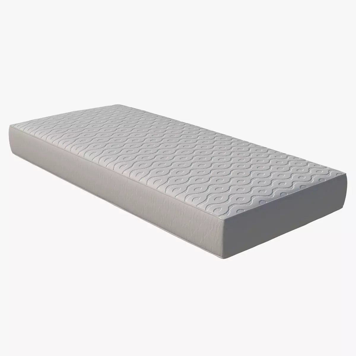 Basic mattress 3D model_0