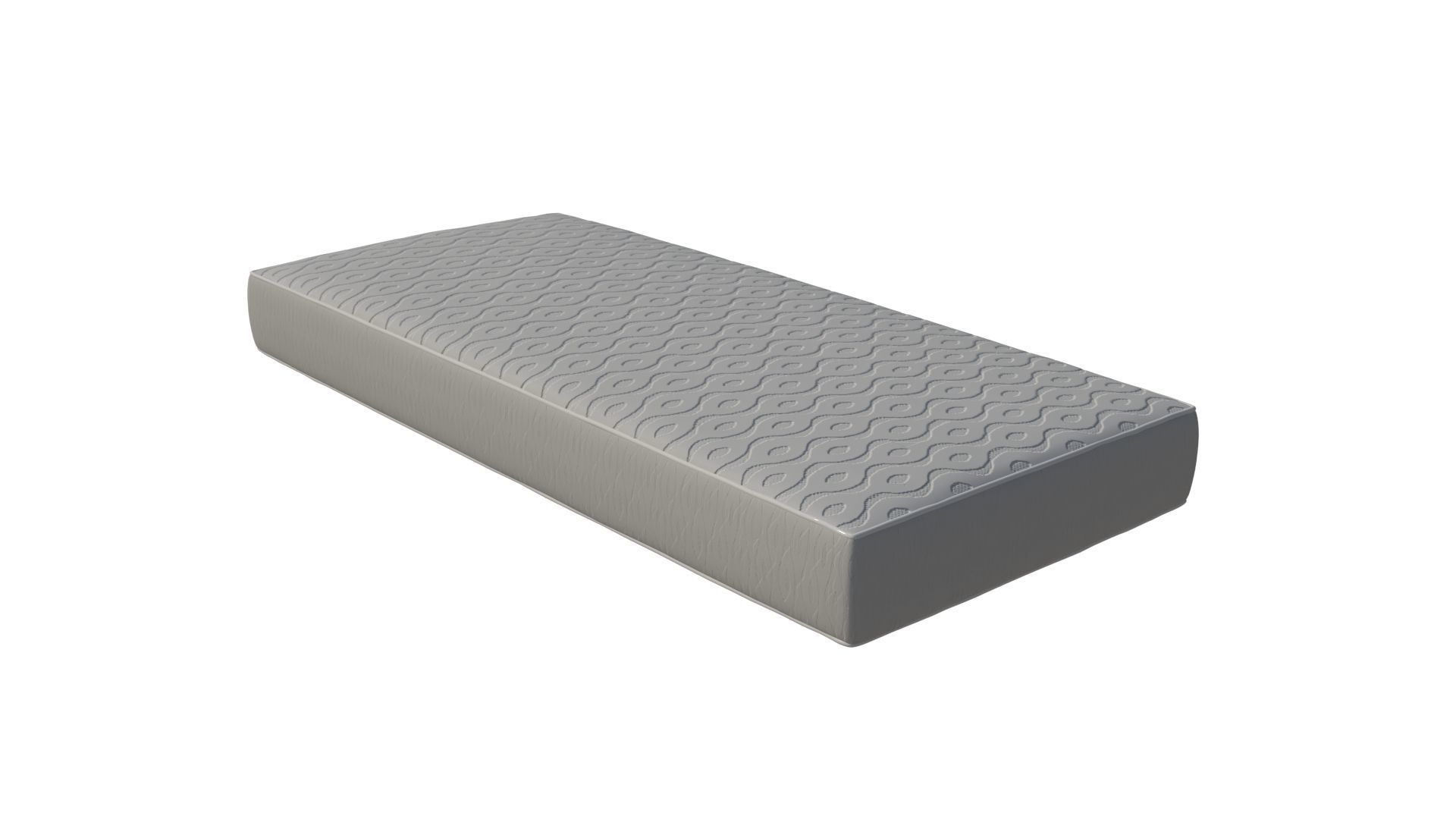 Basic mattress 3D model_16