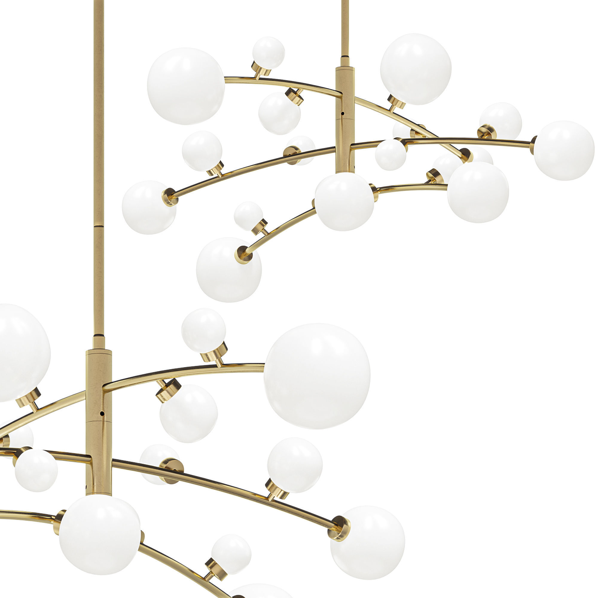 Maser Chandelier  3D model_1