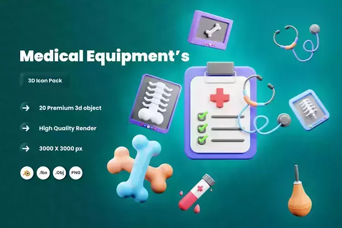 Medical Equipment 3d Icon