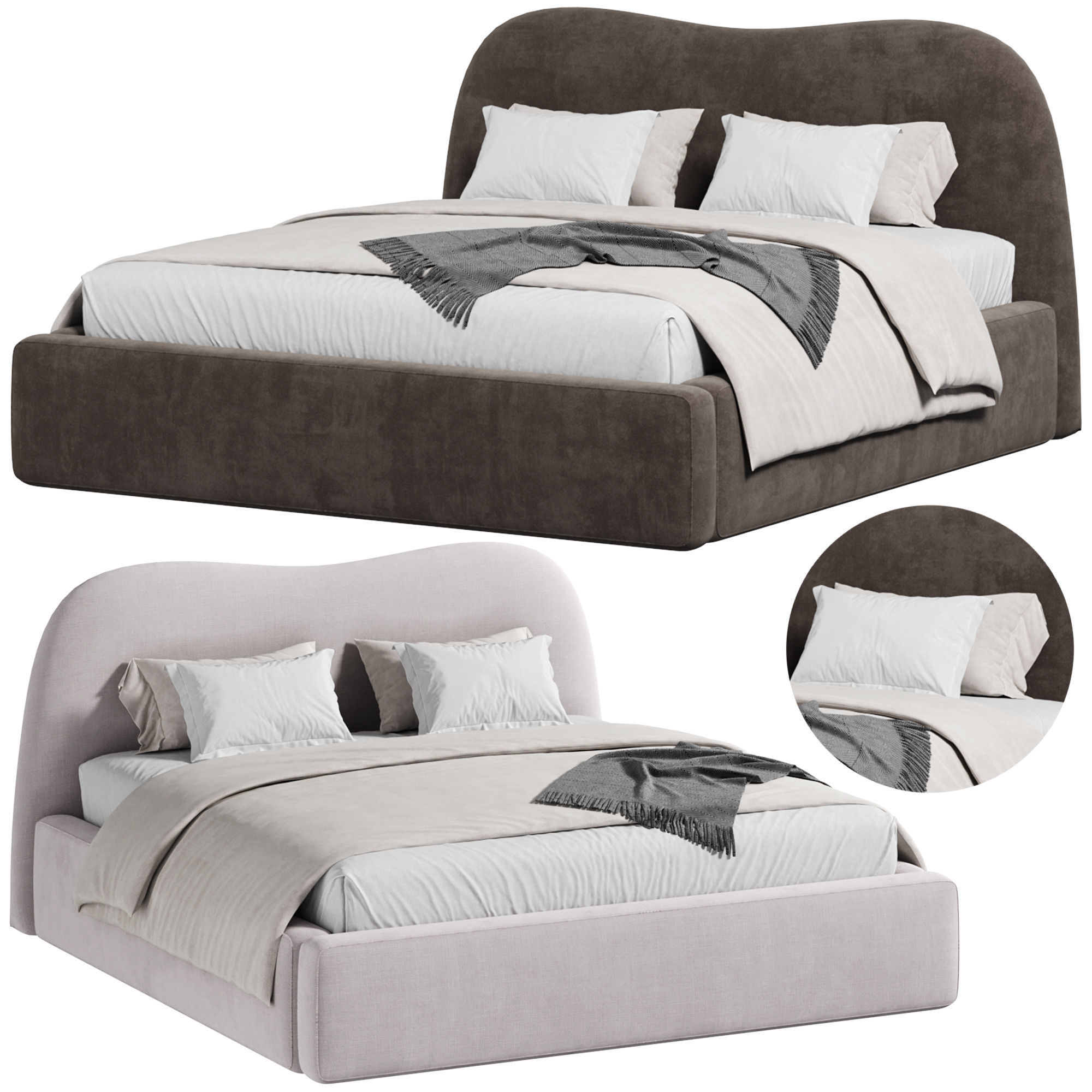 Sophie Bed  3D model_1