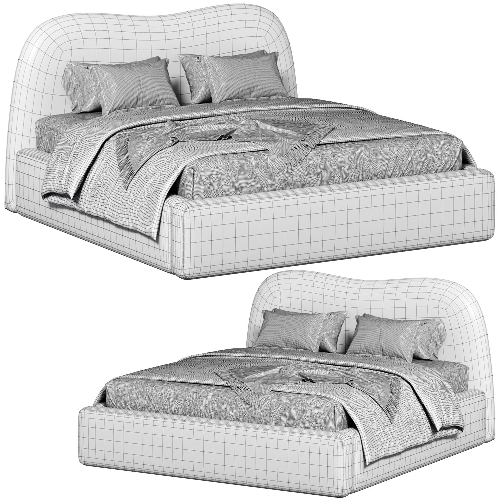 Sophie Bed  3D model_2
