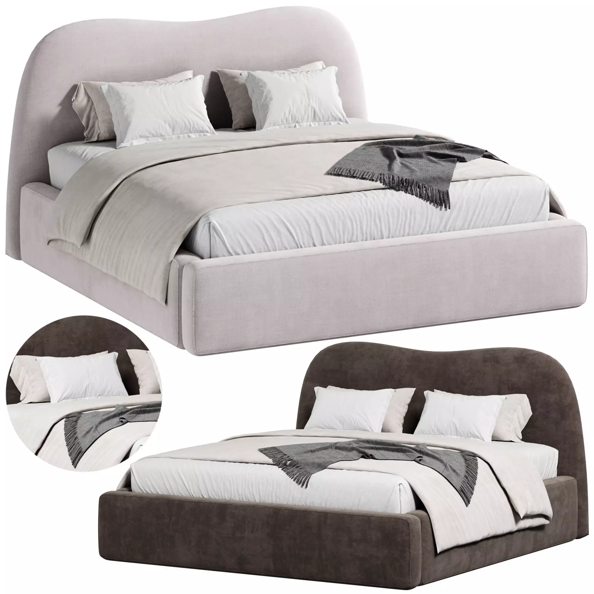 Sophie Bed  3D model_0