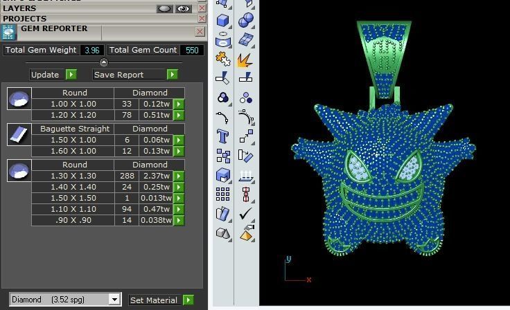 Sticker necklace 3D print model_11