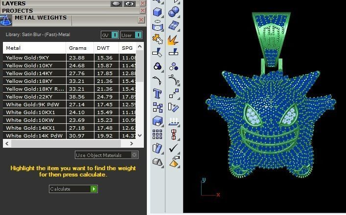 Sticker necklace 3D print model_12