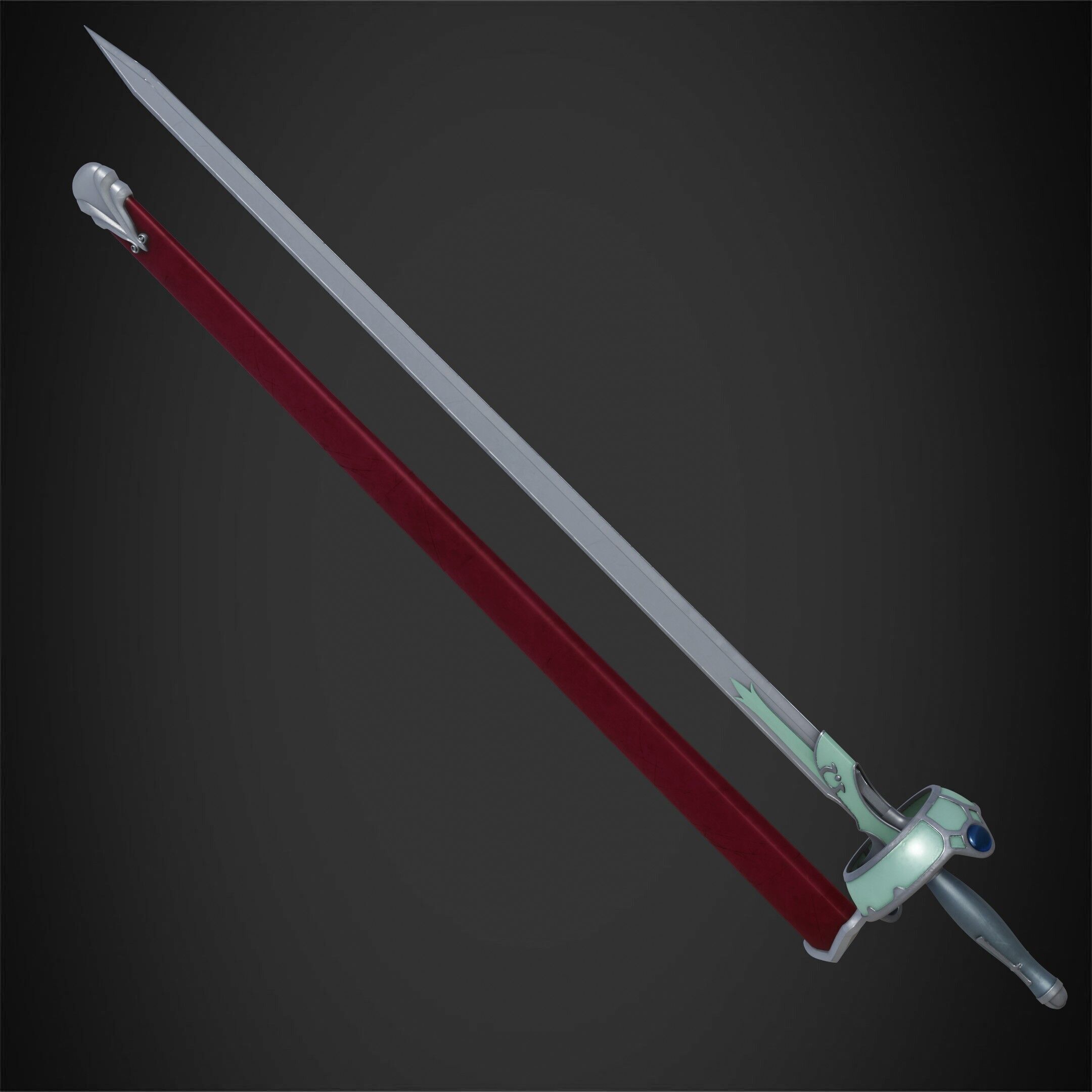 Sword Art Online Asuna Lambent Light Rapier for Cosplay 3D print model_4