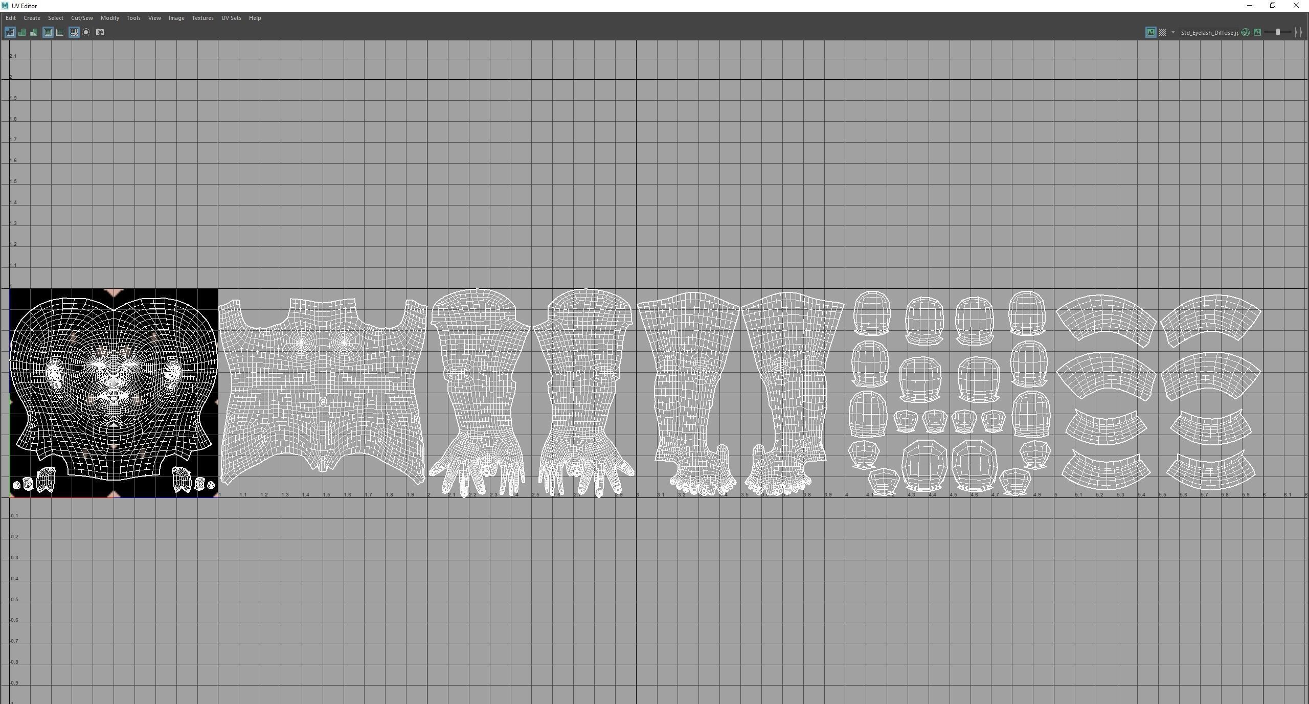 game business Cartoon Girl Character rigged Low-poly 3D model_22