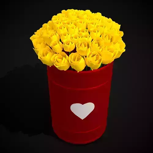 Yellow Roses Tin