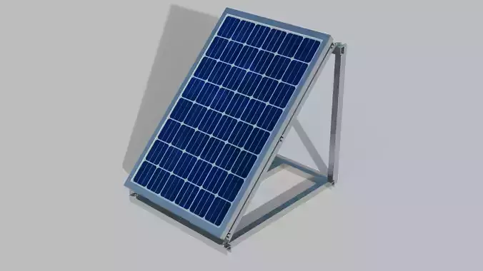 Solar Panel  Low-poly 3D model