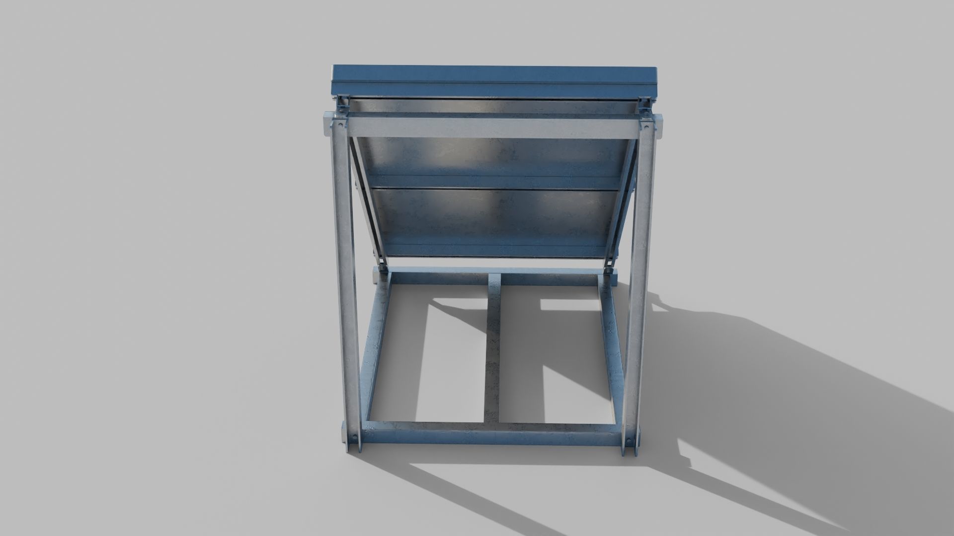 Solar Panel Low-poly 3D model_4