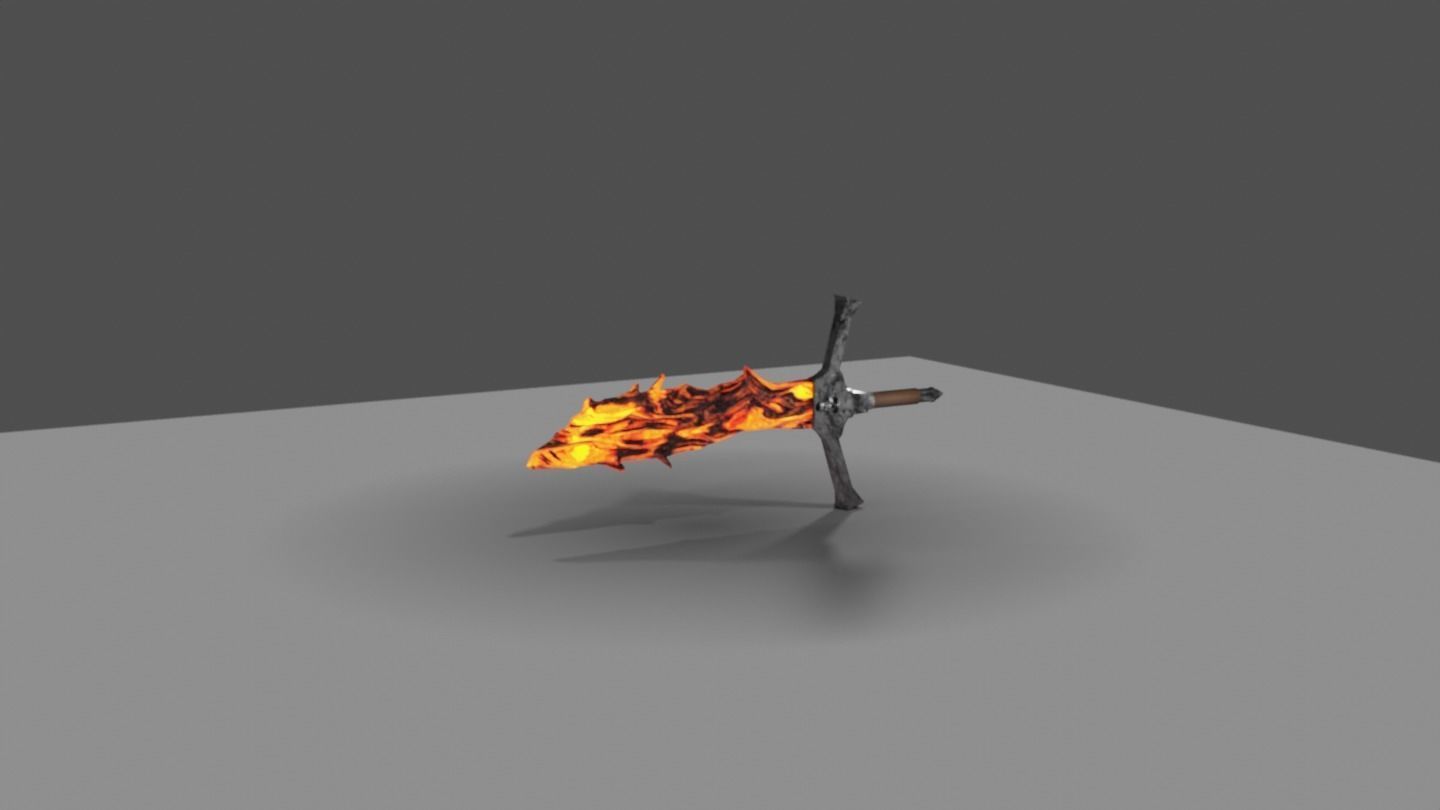 Fire Blade 3D model_3