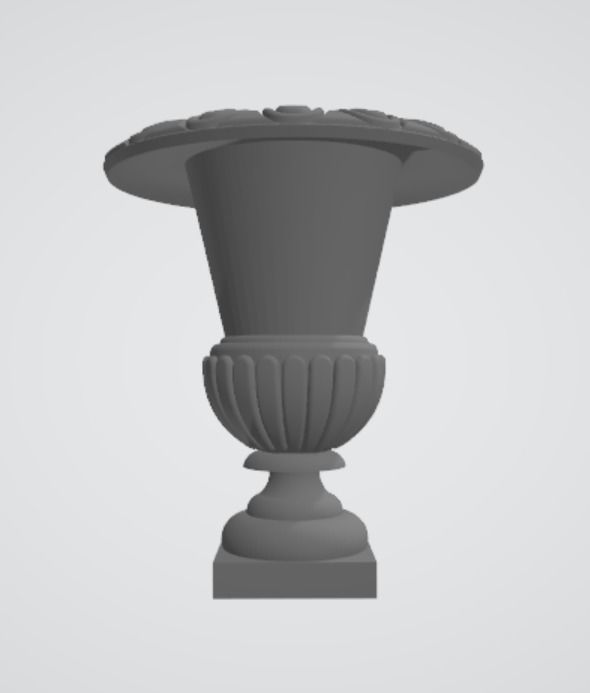 3d planter small size  3D print model_1