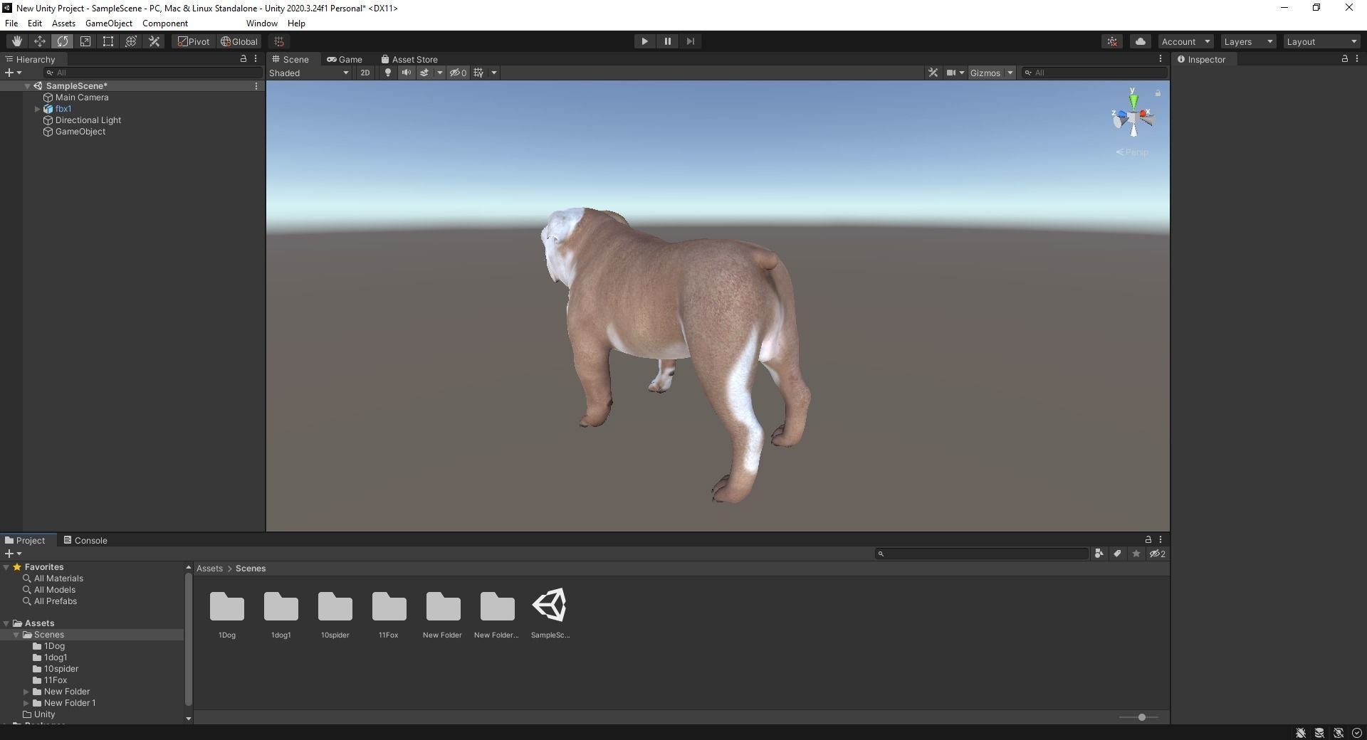 Pug Charming Bulldog French English Bulldog 3D Dog Models Low-poly 3D model_17