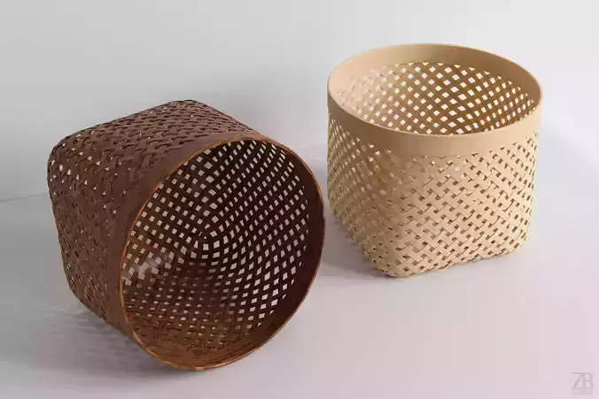 Woven Basket 3D model