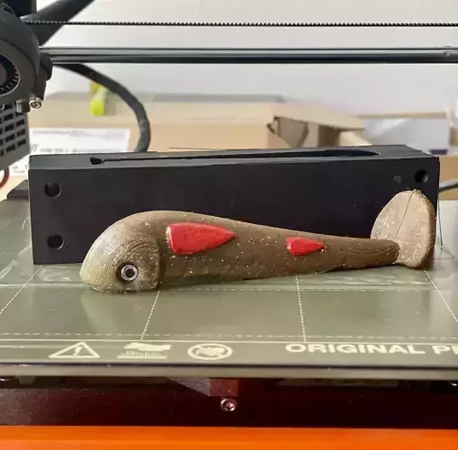 Am bait fish 13cm hof form predator fishing Free 3D print model