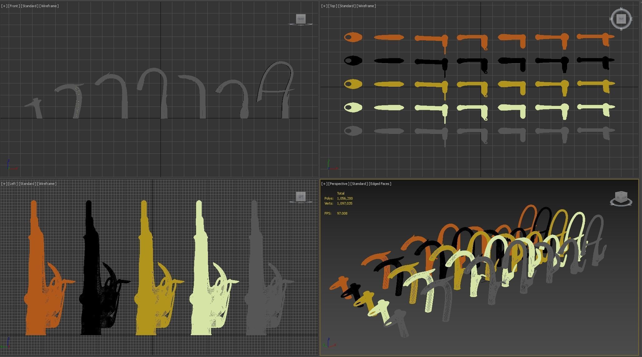 Oubao Faucets Colleciton 3D model_79