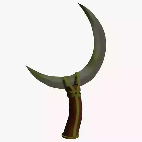 NATURAL CIRCULAR BLADE Low-poly 3D model