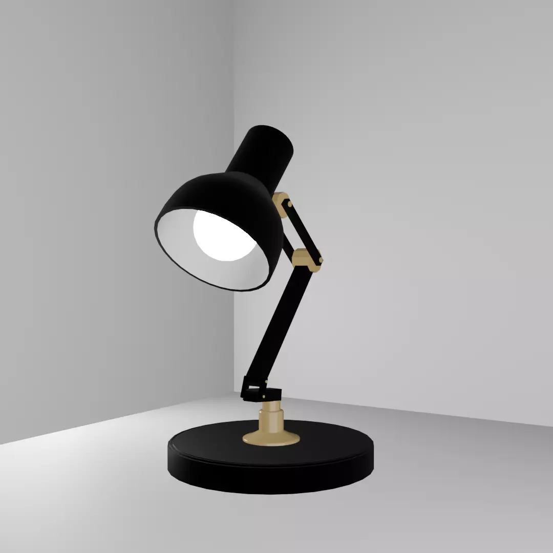 Desk lamp modern 3D model_0