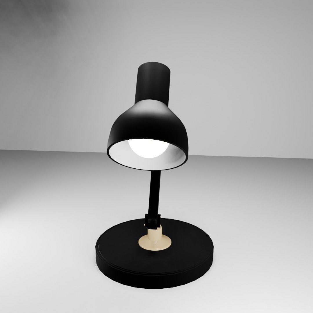Desk lamp modern 3D model_2