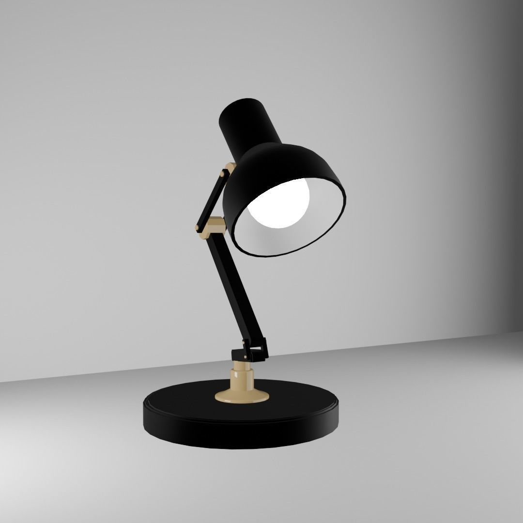 Desk lamp modern 3D model_3