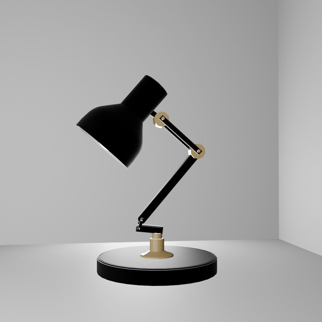 Desk lamp modern 3D model_1