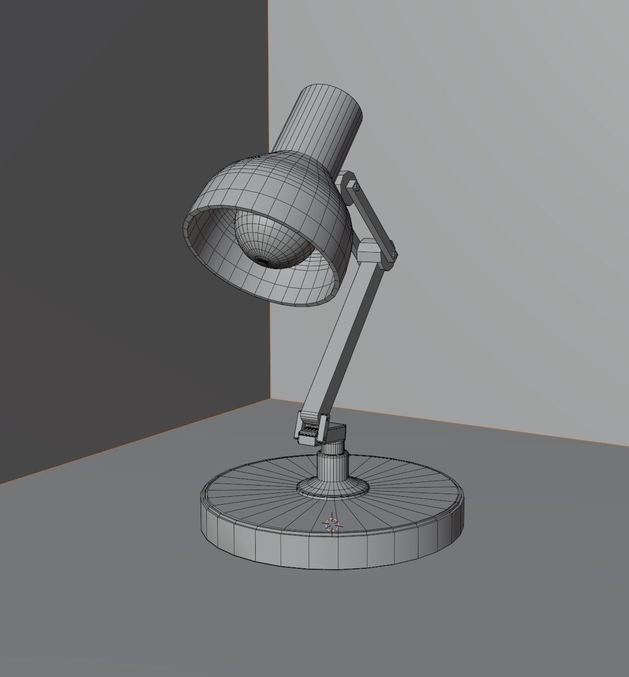 Desk lamp modern 3D model_4
