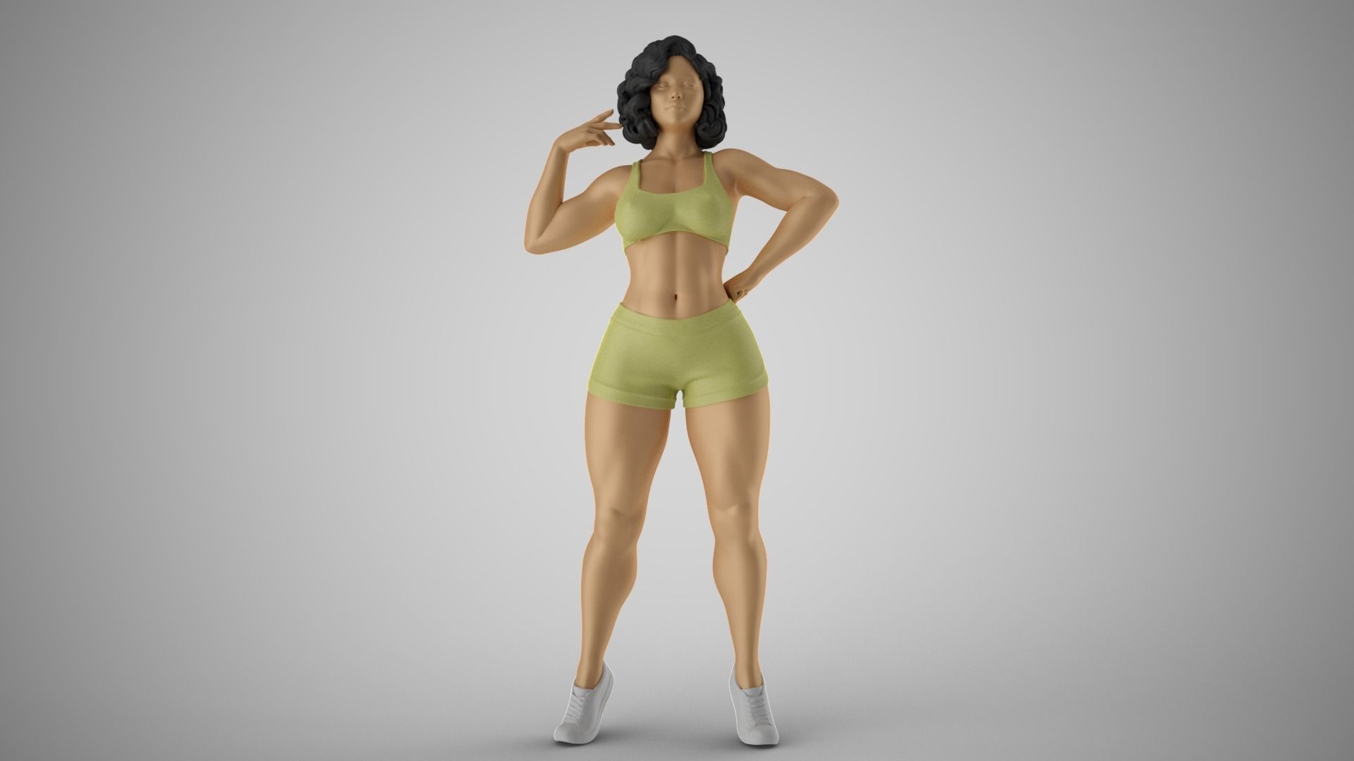 City Girl 5 3D print model_11