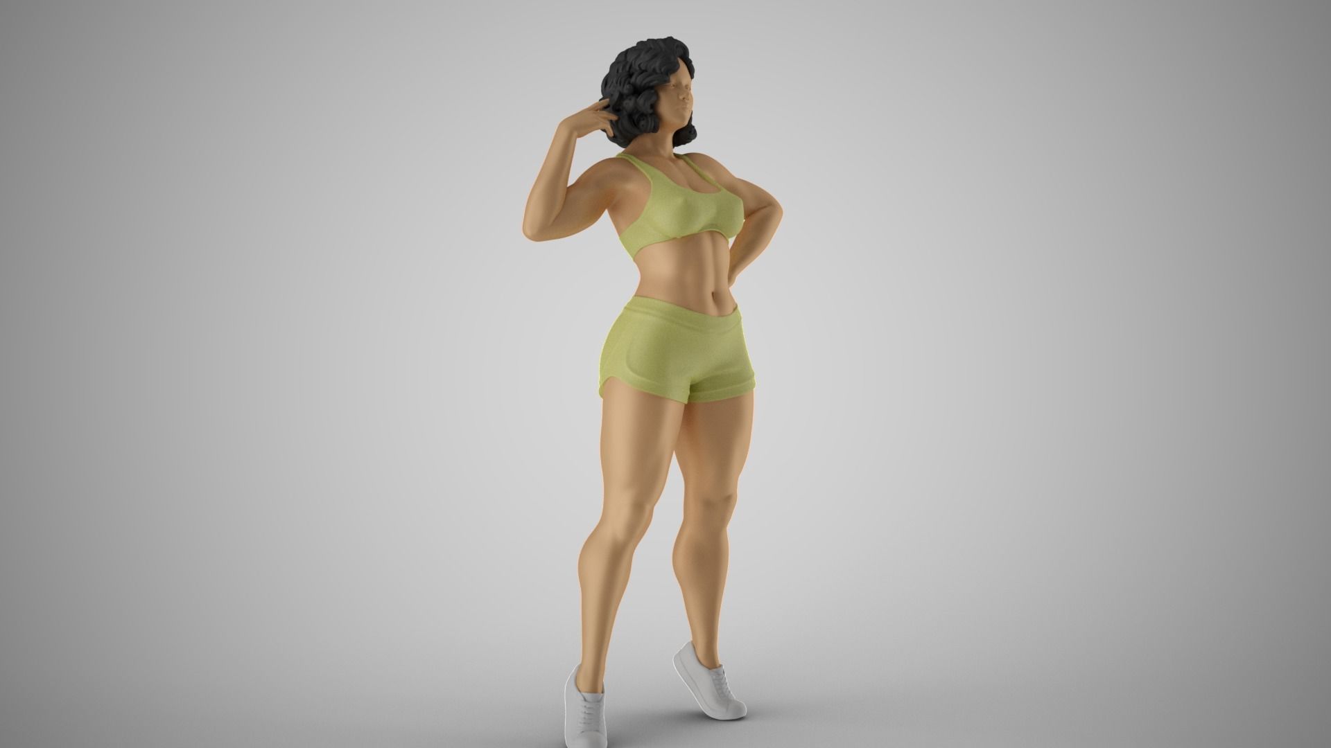 City Girl 5 3D print model_4
