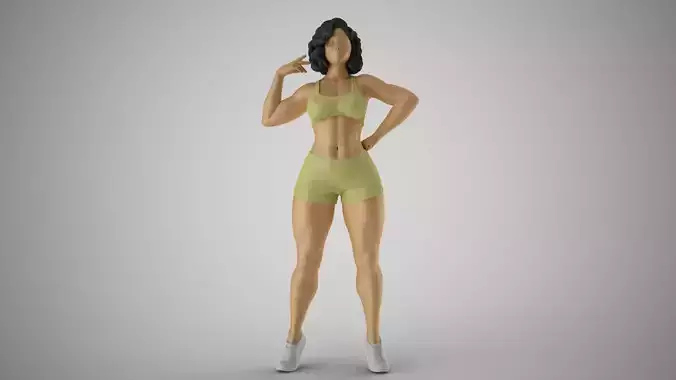 City Girl 5 3D print model