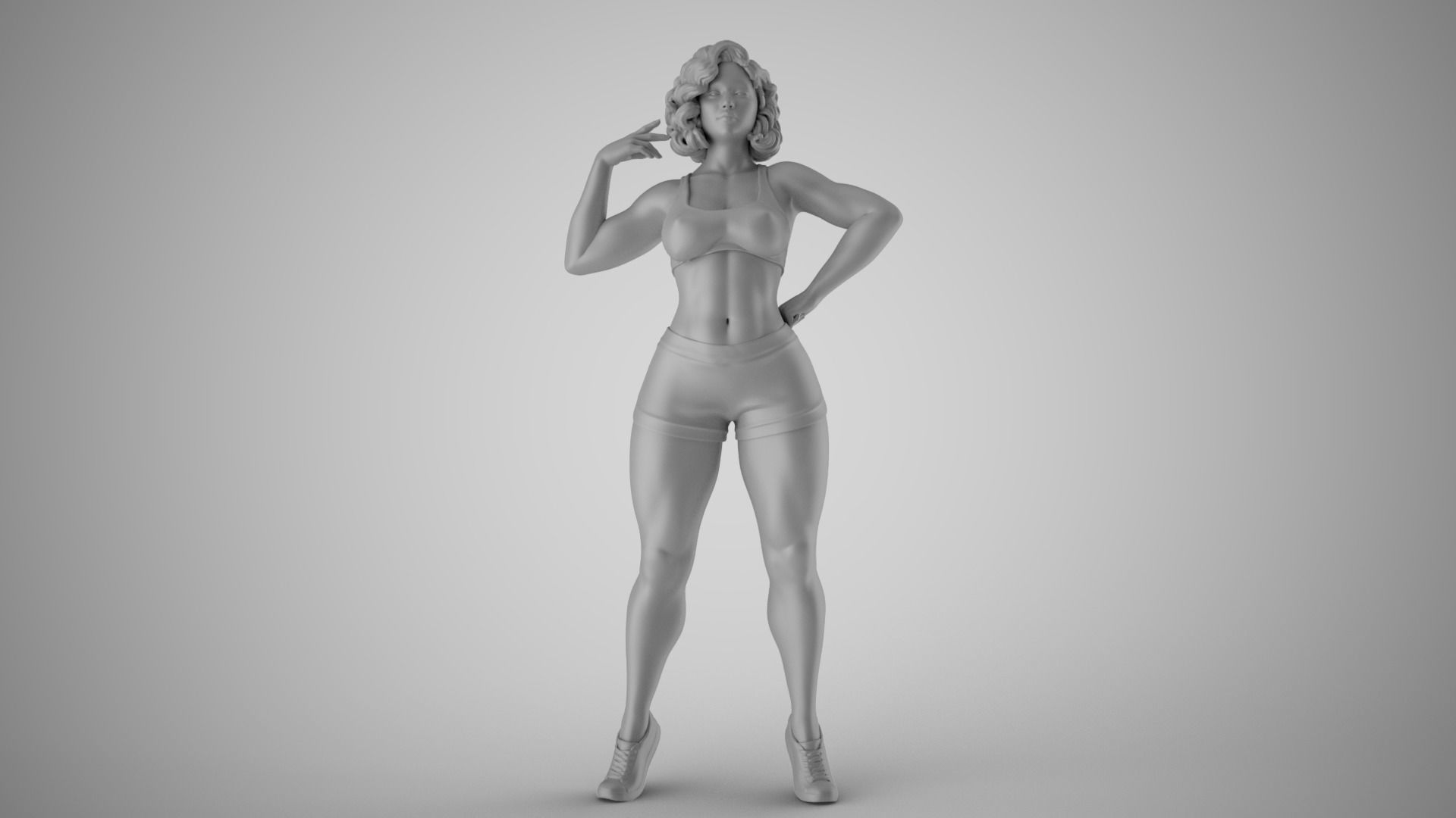 City Girl 5 3D print model_2