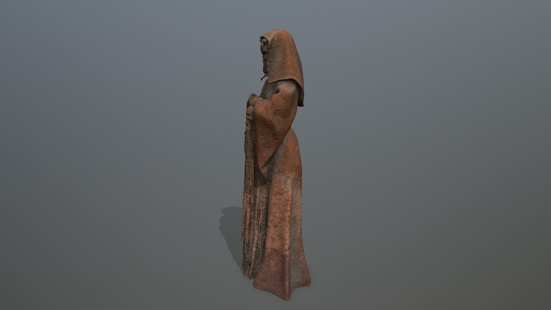 statue  2 Low-poly 3D model_6