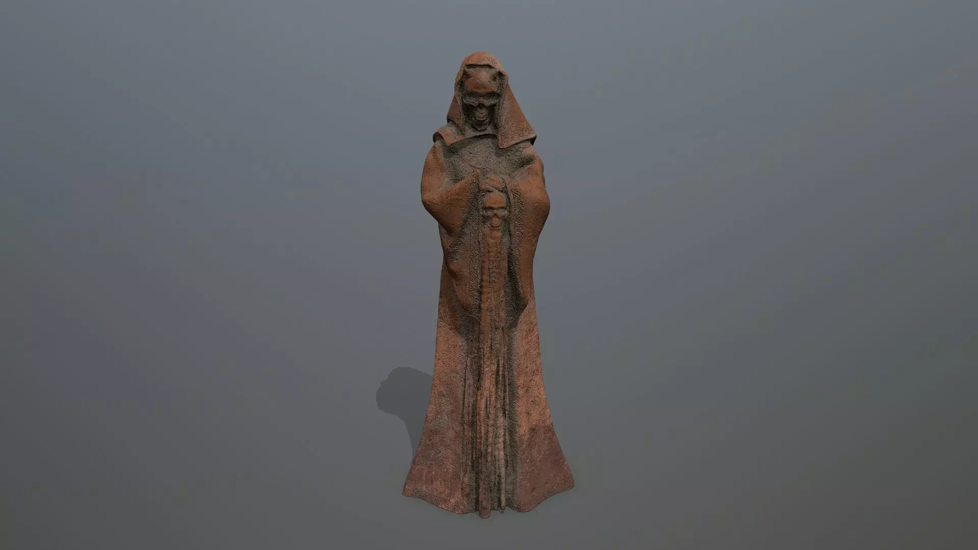 statue  2 Low-poly 3D model_0