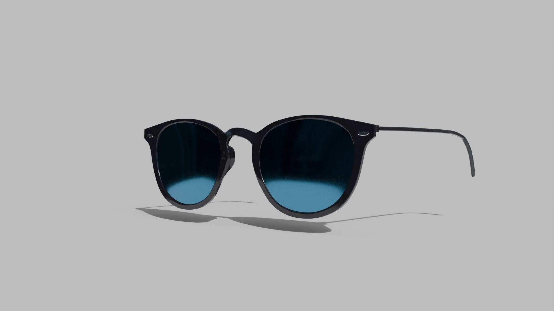 Sunglasses Wayfarer Style 3D model_4