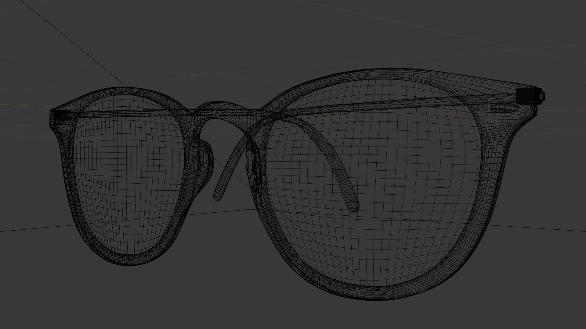 Sunglasses Wayfarer Style 3D model_5
