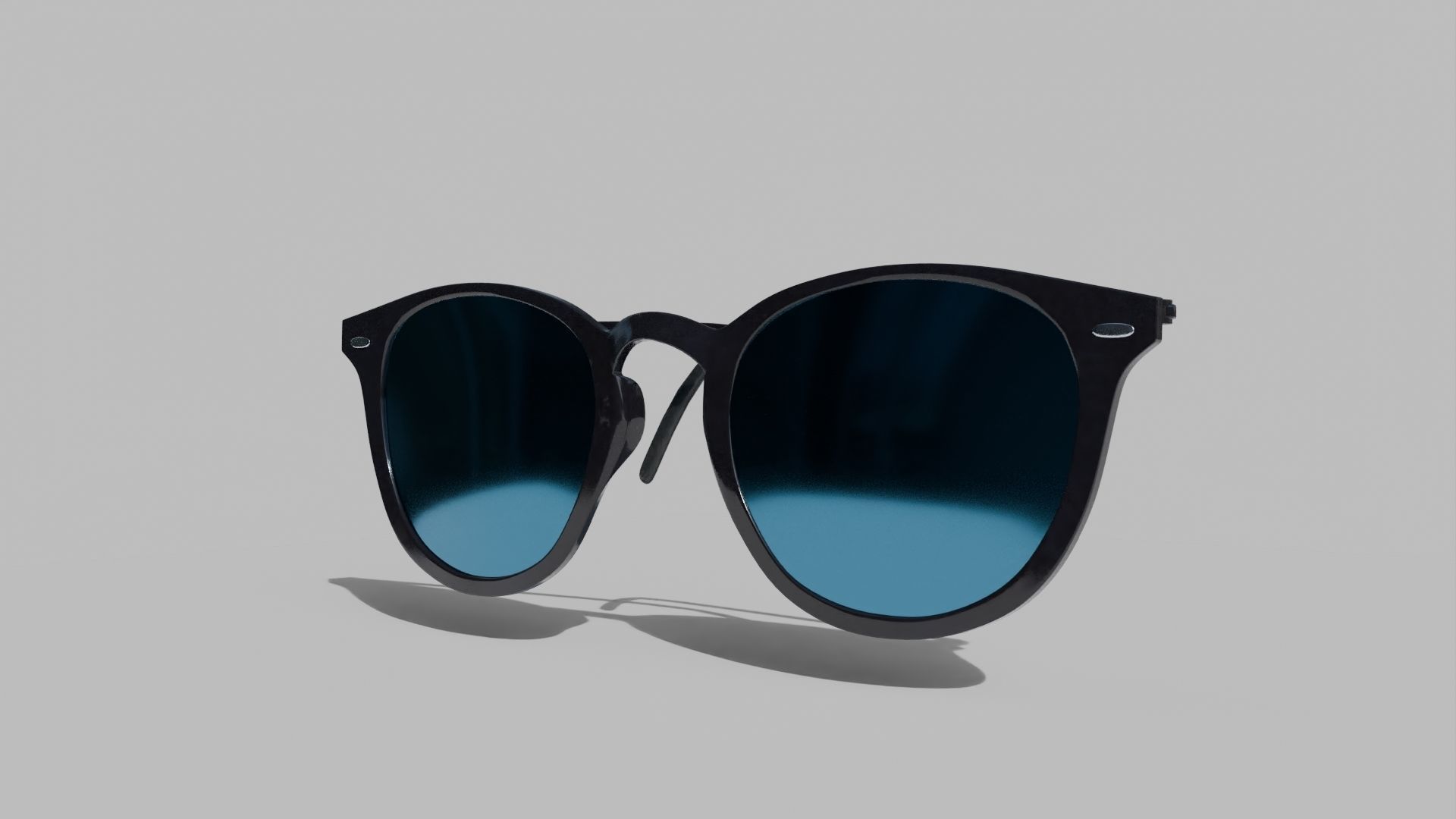 Sunglasses Wayfarer Style 3D model_3