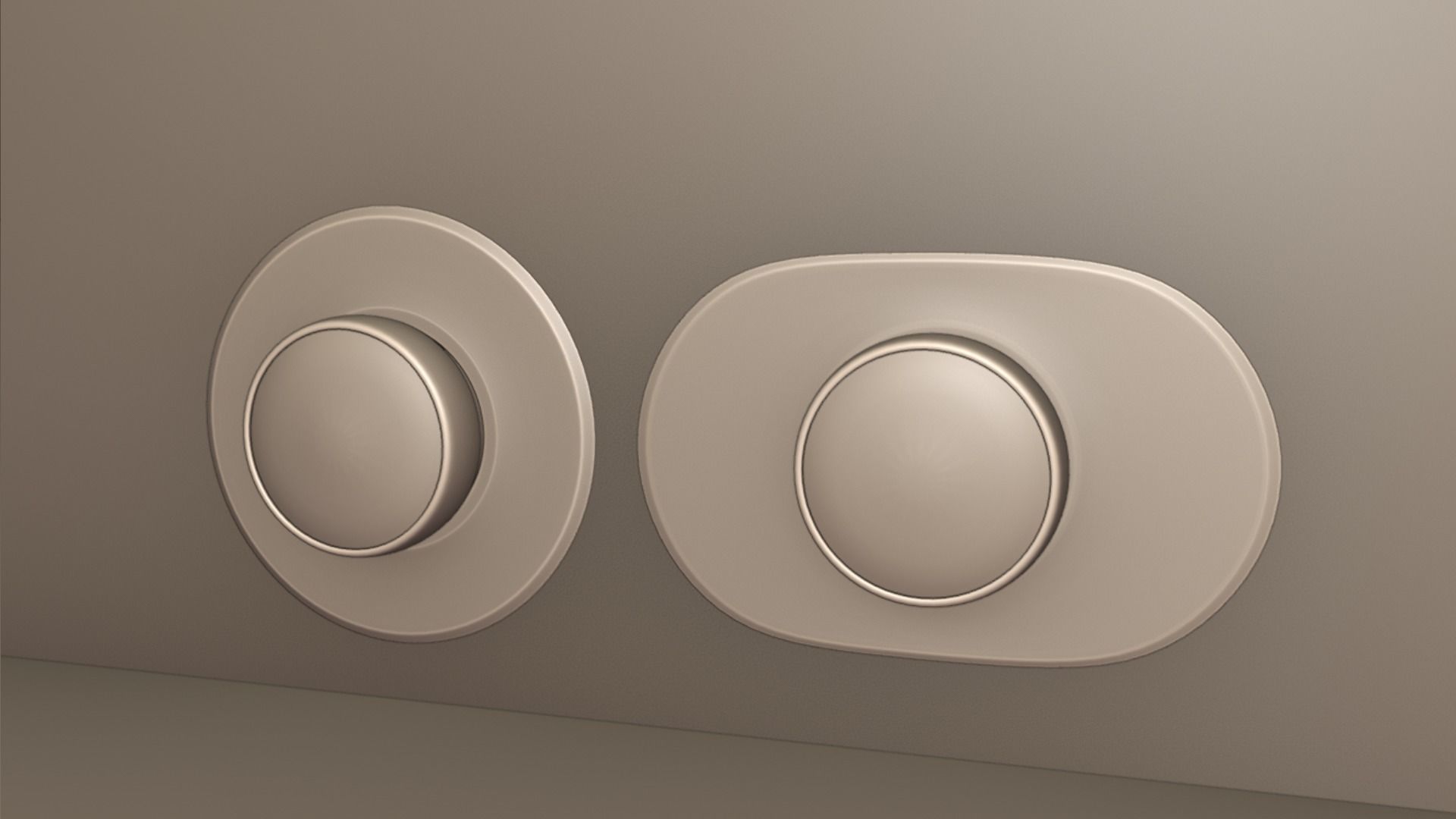 Google Nest Thermostat and Learning Thermostat all Colors 2023 3D model_11