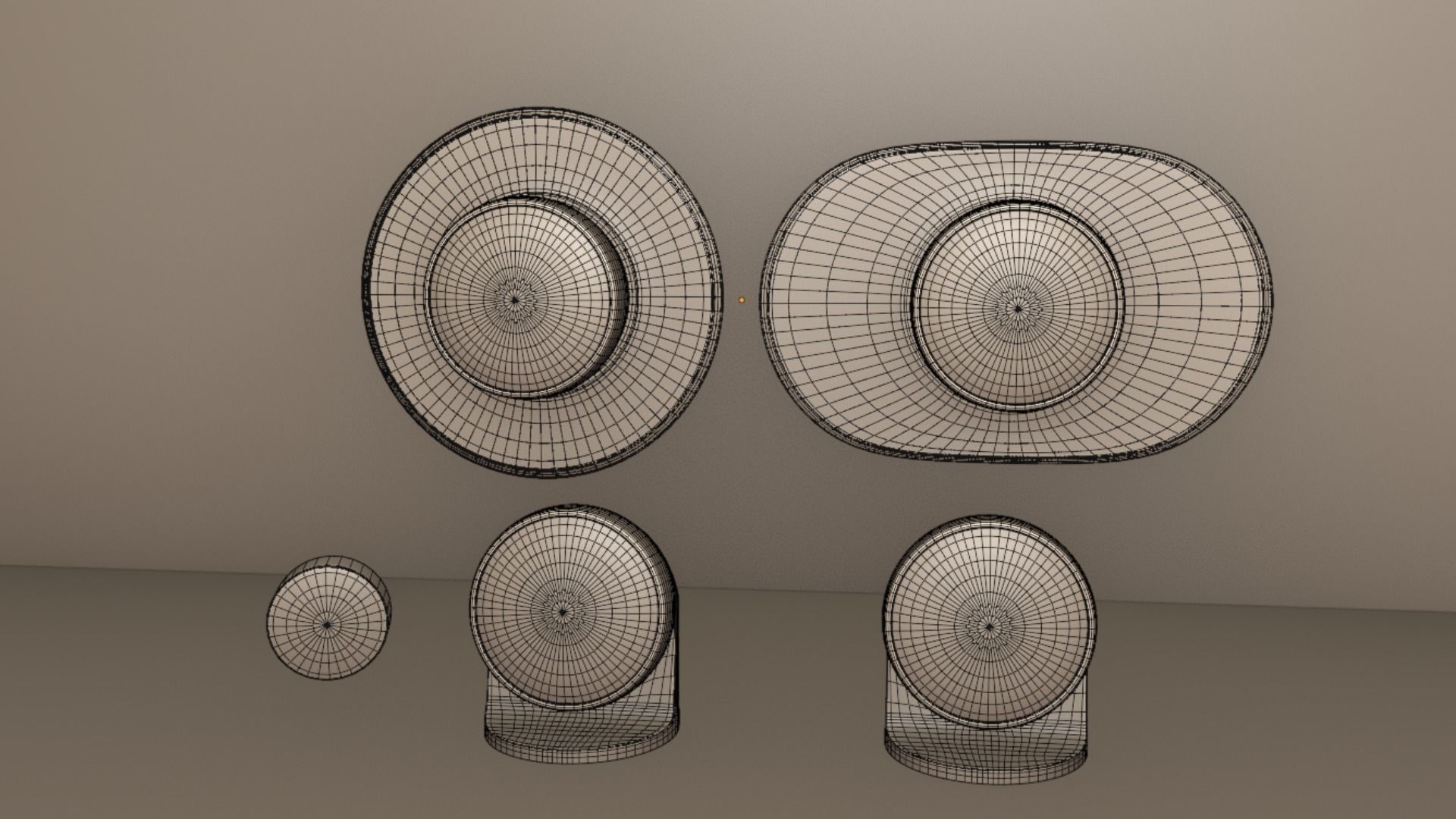 Google Nest Thermostat and Learning Thermostat all Colors 2023 3D model_12