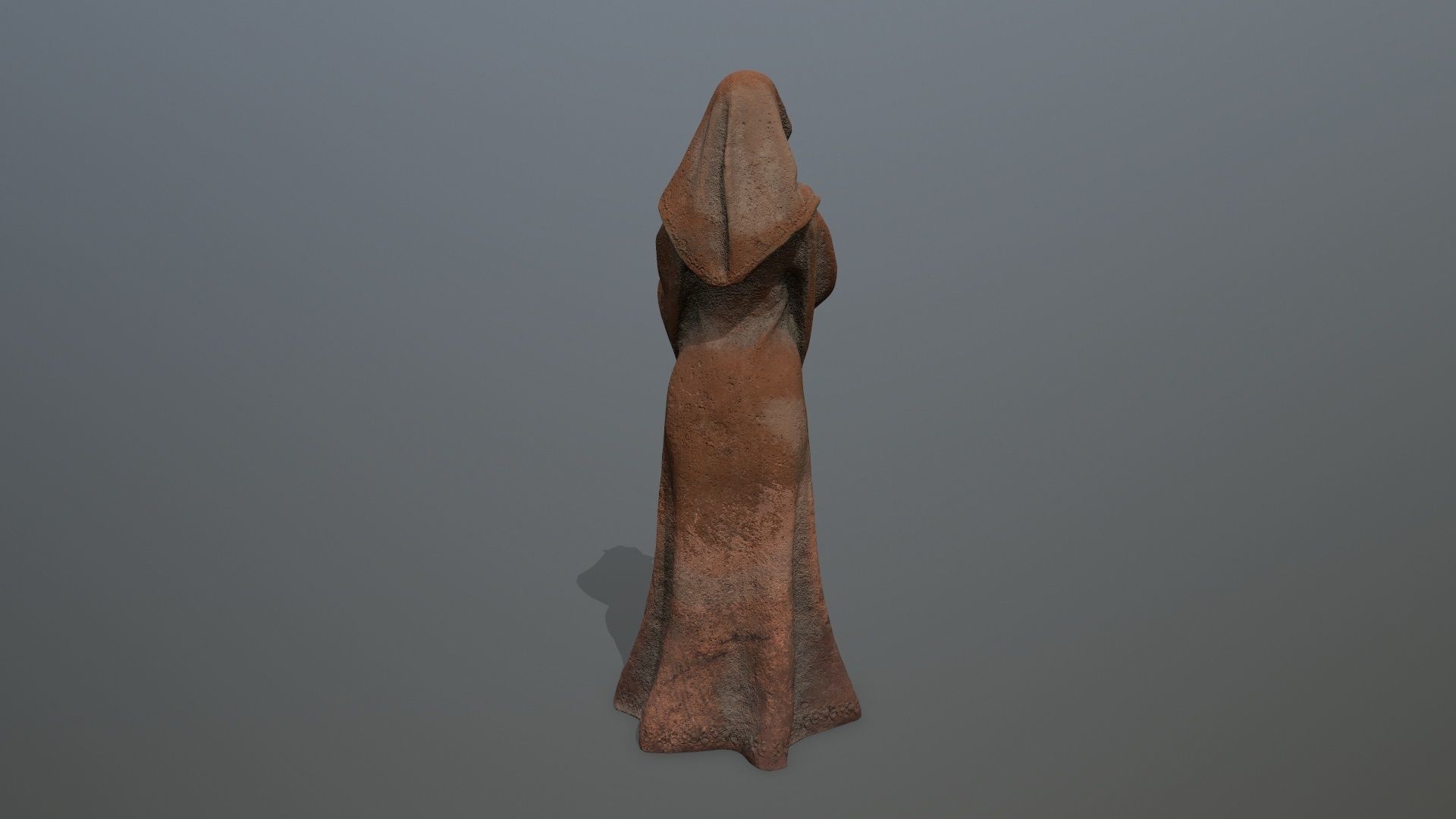 statue  3 Low-poly 3D model_4