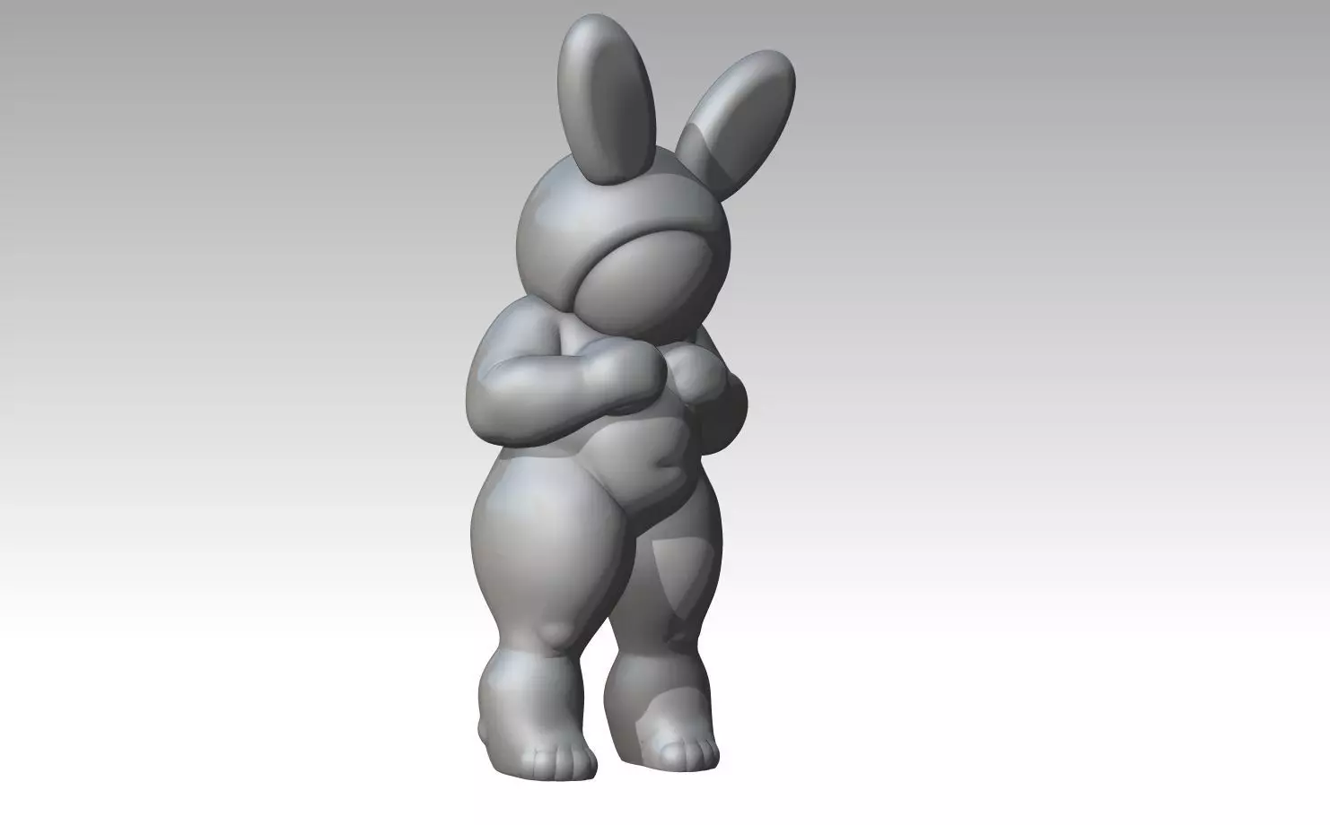 Shy Gordita Bunny 3D print model