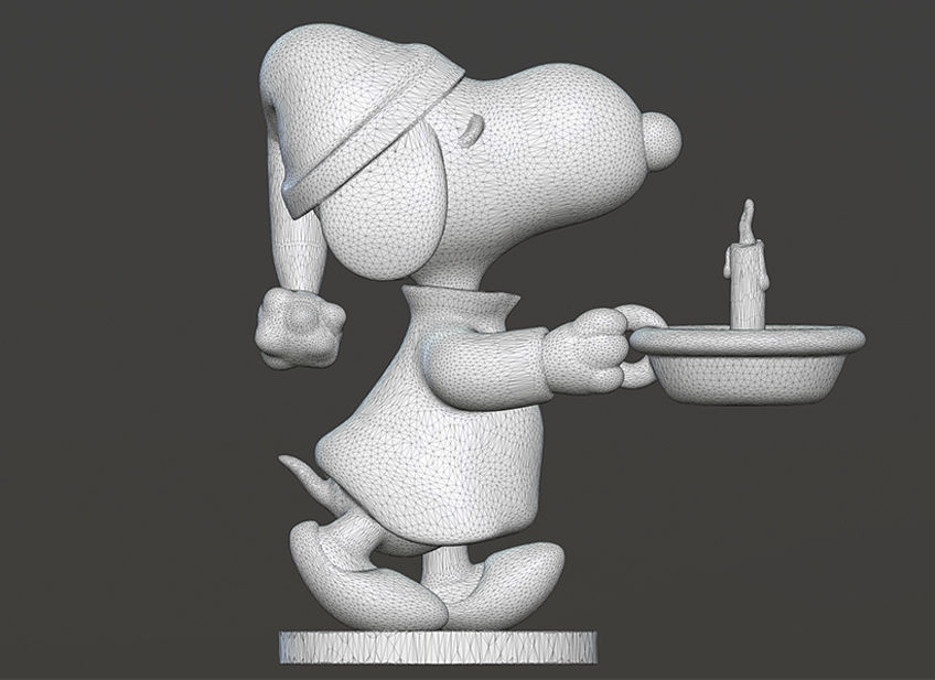 Snoopy 3D print model_5