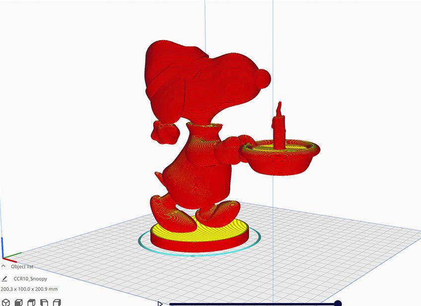Snoopy 3D print model_10