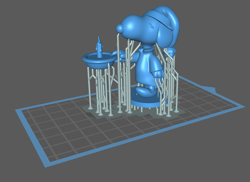 Snoopy 3D print model_9